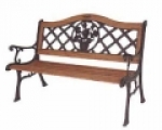 Скамейка садовая Корзинка роз 4700/8
