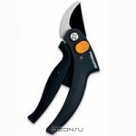 Секатор "Fiskars Quality" плоскостной с рычажным приводом, 17 см