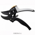 Секатор "Fiskars Quality" контактный с храповым механизмом, 19 см